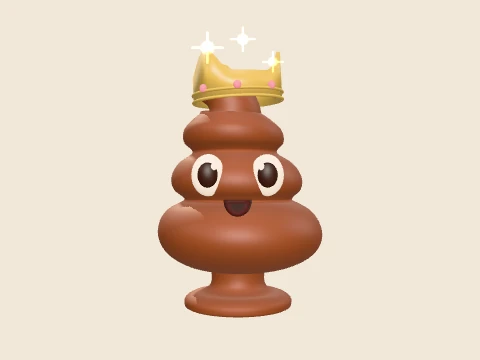 Companion wearing a golden crown